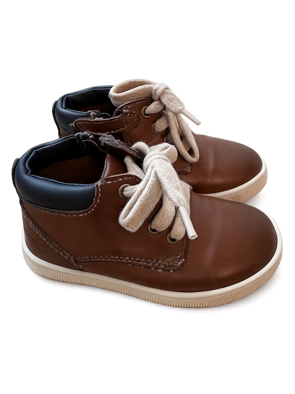 Eddie Bauer Brown Toddler High-Top Casual Sneakers, size 7 Toddler